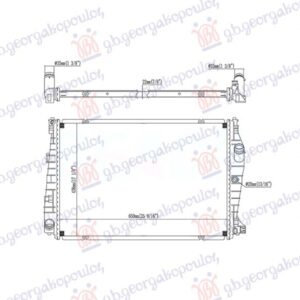 HLADNJAK MOTORA 2.0 DIZEL (AUTO) (SA CEVI) (650x438) - ALFA ROMEO 159 2005-2011 (939)