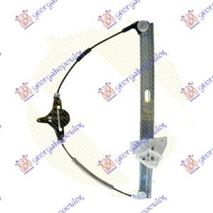 PODIZAC PREDNJEG PROZORA ELEKTRICNI (BEZ MOTORA) (A KVALITET) - MAZDA 2 2007-2014 (DE/DH)