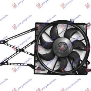VENTILATOR KOMPLET (390mm) (4 PIN) - OPEL ASTRA H 2004-2010 (A04)