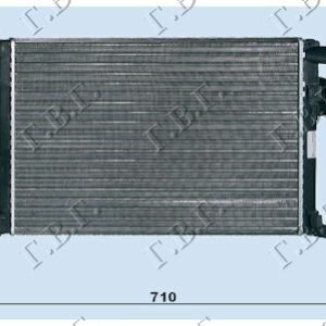 HLADNJAK MOTORA 1.4/1.8 (MAN) (+/-AC) (54x38) DIJAGONALNO - OPEL TIGRA CABRIO TWINTOP 2004-2009 (X04)