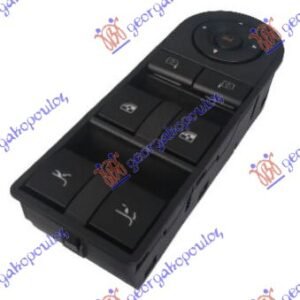 PREKIDAC U PREDNJIM VRATIMA (2 TASTERA) (22 PIN) - OPEL TIGRA CABRIO TWINTOP 2004-2009 (X04)