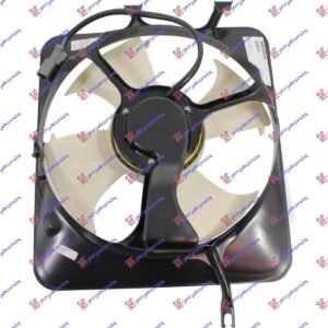 VENTILATOR KLIME KOMPLET (BENZIN) 99-02 (108W) - HONDA CR-V 1996-2002 (RD)