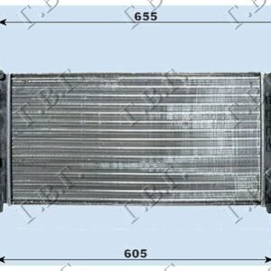 049406300.jpg HLADNJAK MOTORA 1.2/1.4 (-AC) (53x28) (DIJAGONALNO) - OPEL CORSA B 1997-2000 (S93)