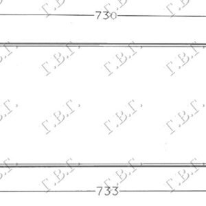 HLADNJAK MOTORA 1.0/1.2 (+AC) (68x28.5) 97- - OPEL CORSA B 1997-2000 (S93)