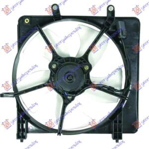 VENTILATOR HLADNJAKA KOMPLET (BENZIN) 04- - HONDA JAZZ 2001-2008 (GD/GE3/GE2)