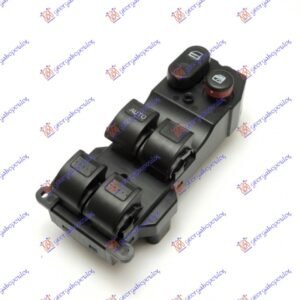 PREKIDAC U PREDNJIM VRATIMA (4 TASTERA) -2004 (20+3 PIN) - HONDA JAZZ 2001-2008 (GD/GE3/GE2)