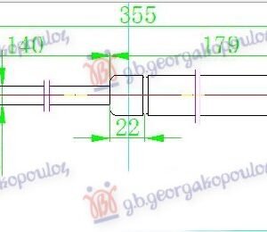 AMORTIZER GEPEK STAKLA (355L-115N) - HONDA CR-V 2002-2007 (RD)