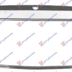 OKVIR PVC MASKE HROM - MERCEDES E CLASS 1985-1992 (W124)