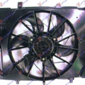 VENTILATOR HLADNJAKA KOMPLET (BENZIN) - MERCEDES C CLASS 1993-1999 (W202)