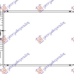 HLADNJAK MOTORA 4.3-5.0 BENZIN (AUTO) (64x47.2x42) - MERCEDES S CLASS 1998-2005 (W220)
