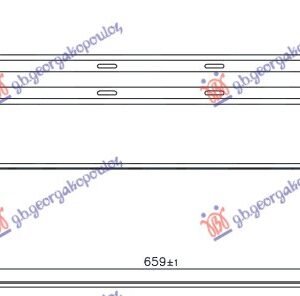 HLADNJAK INTERKULERA 2.2 DIZEL (660x150) - LAND ROVER FREELANDER  2007-2014 (L359)