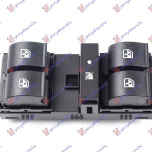PREKIDAC U PREDNJIM VRATIMA (4 TASTERA) (8 PIN) - FIAT LINEA 2007-2013 (323/110)