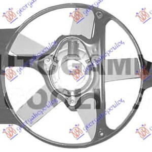 VENTILATOR HLADNJAKA KOMPLET (1.1/1.3 BENZIN) - FORD FIESTA III 1990-1995 (GFJ)