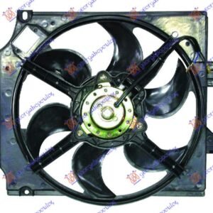 VENTILATOR HLADNJAKA KOMPLET (2.0 BENZIN) (+AC) - FORD TRANSIT 1995-2000 (E)