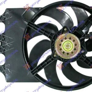 VENTILATOR HLADNJAKA KOMPLET (BENZIN/DIZEL) (-AC) - FORD TRANSIT 1995-2000 (E)