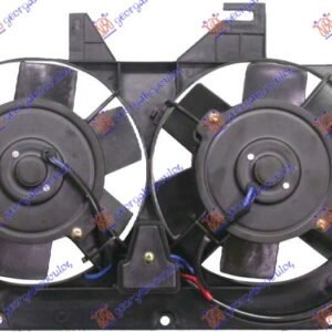 VENTILATOR KLIME (DUPLI) KOMPLET (BENZIN-DIZEL) - FORD TRANSIT 1995-2000 (E)