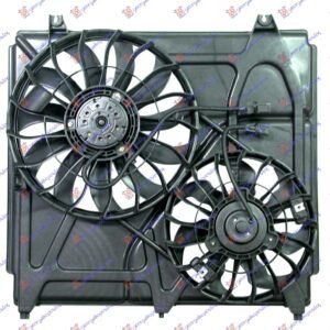 VENTILATOR (DUPLI) KOMPLET (BENZIN/DIZEL) (HALLA TIP) - KIA SORENTO 2002-2009 (JC)