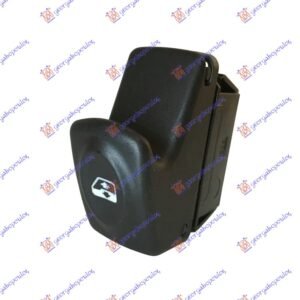 PREKIDAC U PREDNJIM/ZADNJIM VRATIMA L=D CRNI (5 PIN) - RENAULT MEGANE SDN 1996-1998 (LM0/LM1)
