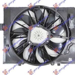 VENTILATOR KOMPLET (2.0/2.2/2.5/3.0/4.4 BENZIN) (495mm) (3 PIN) - BMW SERIES 5 2003-2010 (E60/E61)