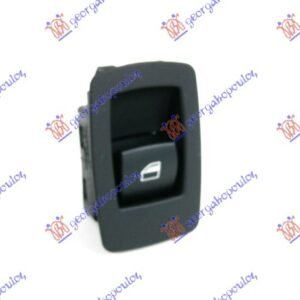PREKIDAC U PREDNJIM (& ZADNJIM L=D) VRATIMA (CRNI OKVIR/CRNI TASTER) (4 PIN) - BMW SERIES 5 2003-2010 (E60/E61)