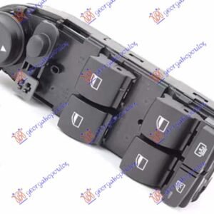 PREKIDAC U PREDNJIM VRATIMA (4 TASTERA) (ZAVESICA) 2007- (4 PIN) - BMW SERIES 5 2003-2010 (E60/E61)