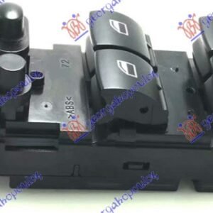 PREKIDAC U PREDNJIM VRATIMA (4 TASTERA) (ZAVESICA) (SAMOZATAMNJIVANJE) 2007- (4 PIN) - BMW SERIES 5 2003-2010 (E60/E61)