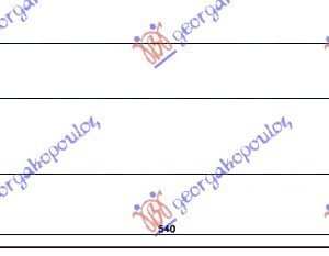 HLADNJAK INTERKULERA 1.6TURBO S-JCW BENZIN (540x85x64) - MINI COOPER/ONE 2006-2011 (R56)