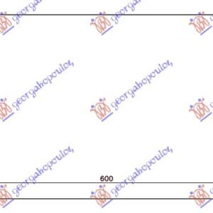 HLADNJAK MOTORA 1.4/1.6i 16V BENZIN (+/-AC) (60x42) - MINI COOPER/ONE 2006-2011 (R56)