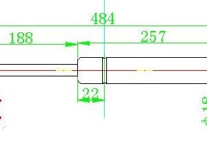 AMORTIZER GEPEK VRATA (484L-475N) - DODGE CALIBER 2007-