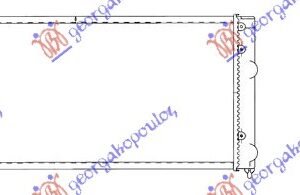 HLADNJAK MOTORA 1.6 (52x32) - VW GOLF III 1992-1998 (1H1/1H5)