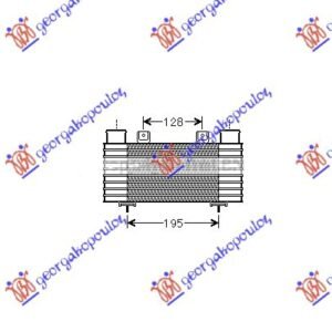 HLADNJAK INTERKULERA 2.5-2.9 TD (20x14x64) - MAZDA P/U 2/4WD 1999-2003