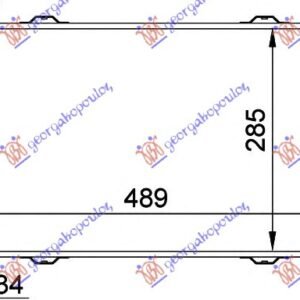 HLADNJAK MOTORA 1.3 (+AC) (49x28.5) - SKODA FELICIA 1994-1998 (785)
