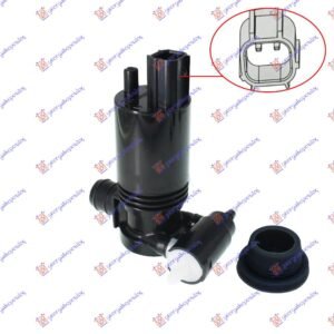MOTOR POSUDE BRISACA (KOCKASTI PRIKLJUCAK) (2 PUMPE) - VOLVO XC60 2008-2013 (156)