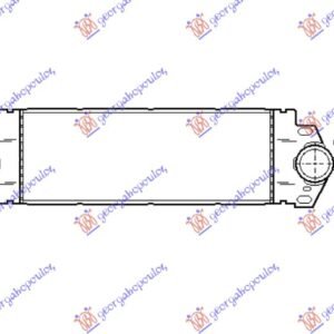 HLADNJAK INTERKULERA 1.9-2.0-2.5 TDi (720x195) - VW TRANSPORTER 2003-2010 (T5) (7HA/7HH/7EA/7EH)