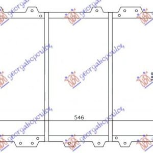 HLADNJAK MOTORA 1.3/1.6 BOXER (55x36) - ALFA ROMEO 145 1994-1999 (930)