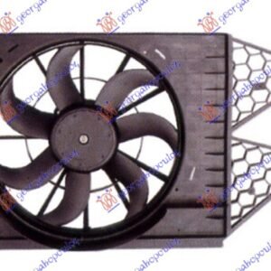 VENTILATOR KOMPLET (1.2/1.4TSI - 1.2/1.4/1.6/1.9TDi) - SEAT IBIZA 2008-2012 (6J5/6P1)