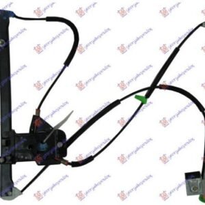 PODIZAC PREDNJEG PROZORA ELEKTRICNI (BEZ MOTORA) 3 VRATA (A KVALITET) - VW POLO 1994-1999 (6N1)