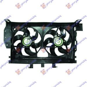 VENTILATOR (DUPLI) KOMPLET (BENZIN/DIZEL) (+AC) - CITROEN XANTIA 1993-2001 (X1/X2)