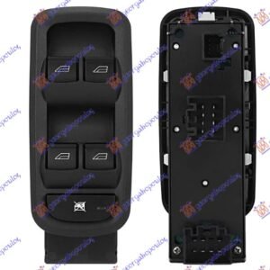 PREKIDAC U PREDNJIM VRATIMA (4 TASTERA) (19 PIN) - FORD FIESTA 2008-2013 (CB1/JHJD)