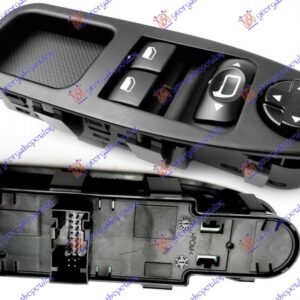 PREKIDAC U PREDNJIM VRATIMA (2 TASTERA) (12 PIN) - CITROEN JUMPY 2007-2016 (VF7)