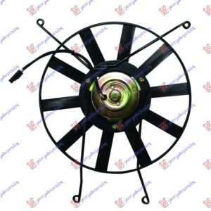 VENTILATOR HLADNJAKA KOMPLET(BENZIN) (-AC) (35cm) - RENAULT EXPRESS 1988-1991
