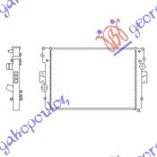 HLADNJAK MOTORA 2.3/2.8D-TDi (-AC) (65x45x32) - IVECO DAILY 2000-2007