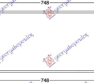 HLADNJAK MOTORA 2.0 TURBO BENZIN (AUTOMATSKI) 2011- (680x388) (KOYO) - OPEL INSIGNIA 2008-2013 (G09)