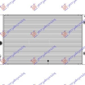 HLADNJAK MOTORA 1.3/1.4/1.6/1.8 BENZIN (AUTOMATSKI) (600x375) (KOYO) - TOYOTA AURIS 2006-2010 (E15)