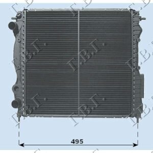 HLADNJAK MOTORA 1.2/1.4 8V (+AC) (43x40) - RENAULT CLIO I 1994-1995 (B C57/5 357)