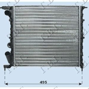 HLADNJAK MOTORA 1.2/1.4cc 8V (39x38) (ZATVOREN SISTEM) - RENAULT 19 1988-1992 (B/C53/L53/D53)