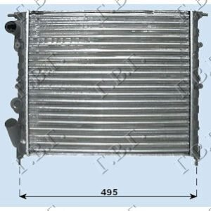 HLADNJAK MOTORA 1.2/1.4CC (-AC) (43x38) - RENAULT 19 1992-1995 (D53/853/B/C53)