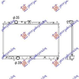 HLADNJAK MOTORA 1.3/1.5/1.6/1.4CC (37.5x66) (KOYO) - MITSUBISHI LANCER 1995-1997 (CK1/CJ)