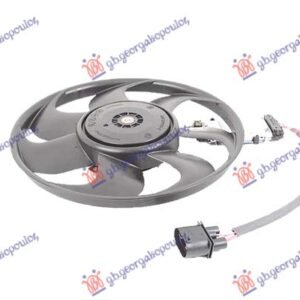 VENTILATOR KOMPLET 2.0 BENZIN/DIZEL - 3.0 DIZEL (35cm) (400w) - AUDI A4 2007-2011 (8KH/8K2/8K5)