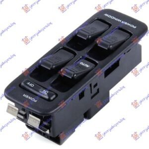 PREKIDAC U PREDNJIM VRATIMA (4 TASTERA) (11 PIN) - MAZDA 323 SDN 1990-1992 (BG)